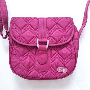Lug Pink Signature Crossbody Bag